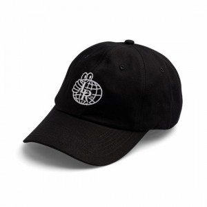 Black Men's Last Resort AB Atlas Logo Daddy Cap | Canada-2018456