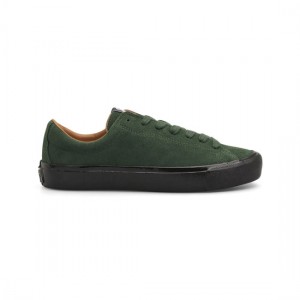 Dark Green / Black Men's Last Resort AB VM003 Lo Suede Skate Shoes | Canada-2105436