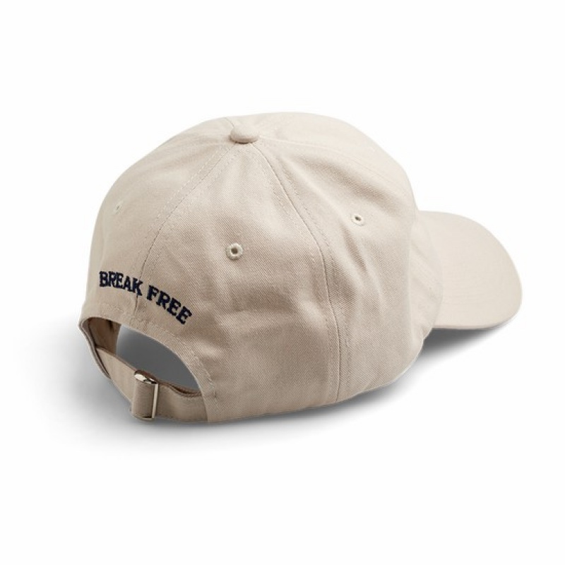Beige Men's Last Resort AB Atlas Logo Daddy Cap | Canada-4583690