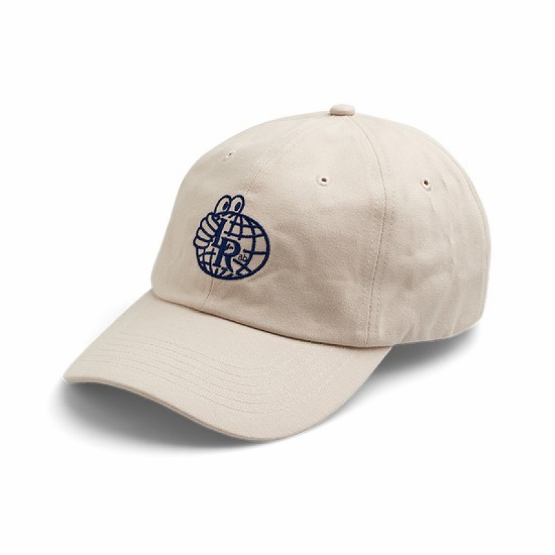 Beige Men\'s Last Resort AB Atlas Logo Daddy Cap | Canada-4583690