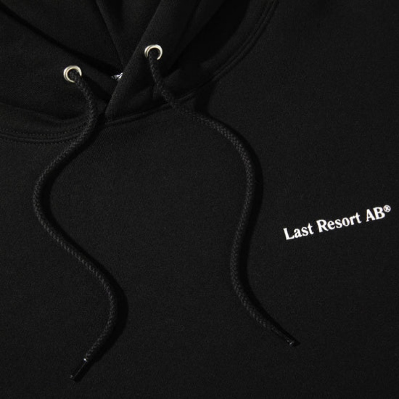 Black Men's Last Resort AB Atlas Monogram Hoodie | Canada-0465312