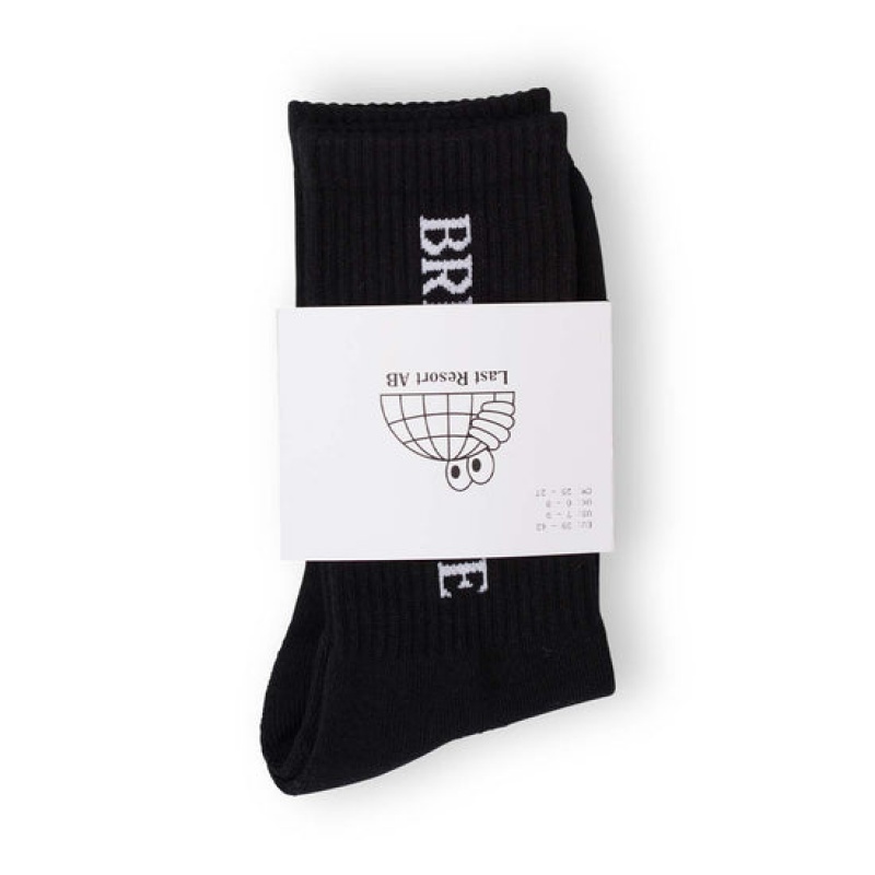 Black Men's Last Resort AB Break Free Socks | Canada-5789102