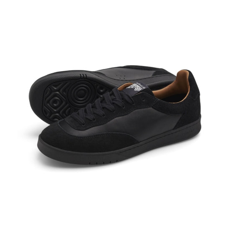 Black Men's Last Resort AB CM001 Suede/Leather Lo Sneakers | Canada-7193526