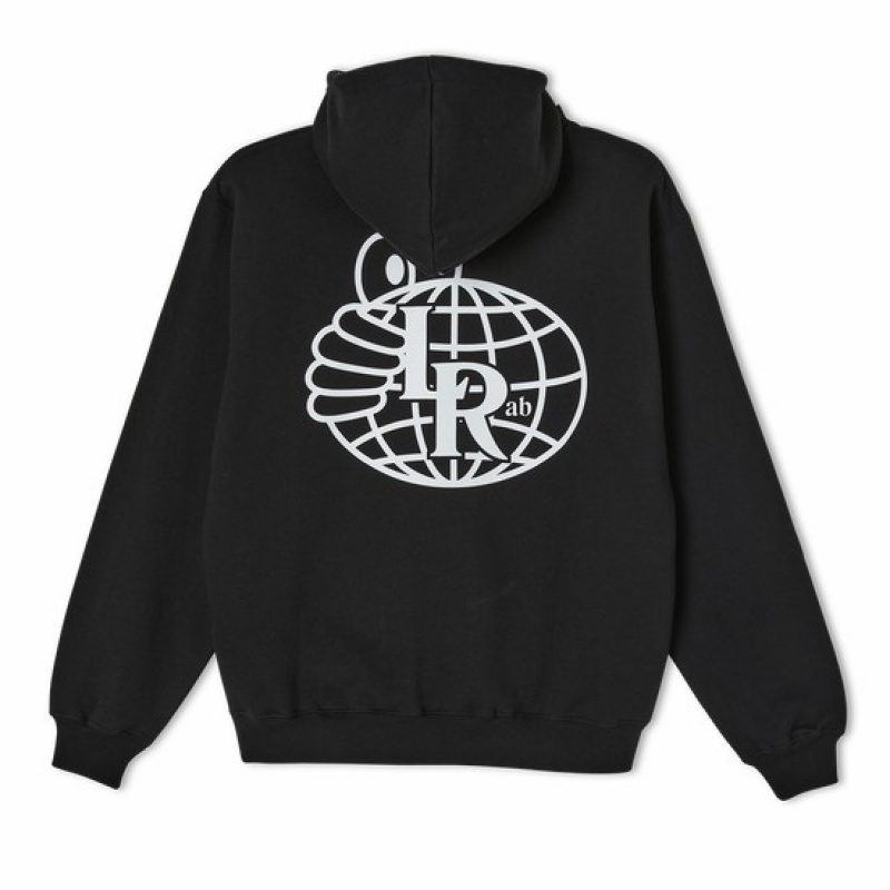 Black Men's Last Resort AB LRAB Atlas Monogram Hoodie | Canada-9213647