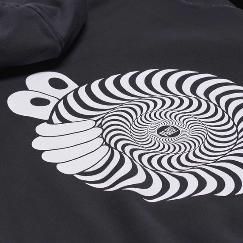 Black Men's Last Resort AB LRAB x SPITFIRE Swirl Hoodie | Canada-8569304