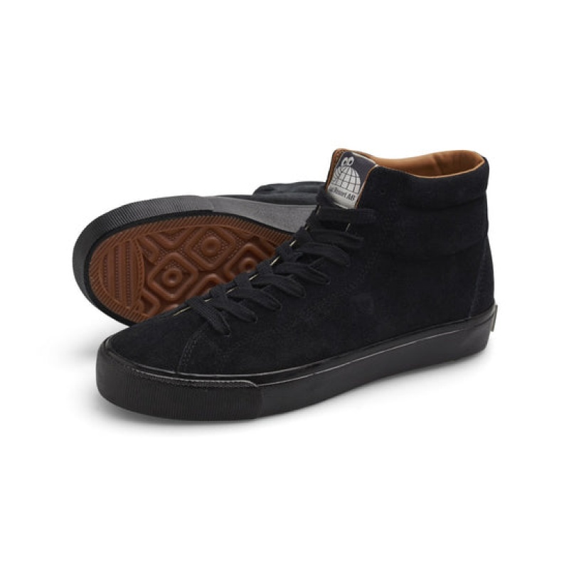 Black Men's Last Resort AB VM003 Hi Suede Skate Shoes | Canada-6210785