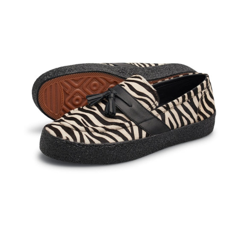 Black Men's Last Resort AB VM005 Zebra Skate Shoes | Canada-7as6142