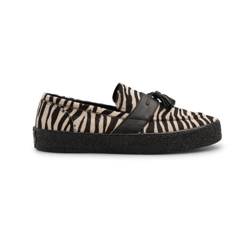 Black Men\'s Last Resort AB VM005 Zebra Skate Shoes | Canada-7as6142