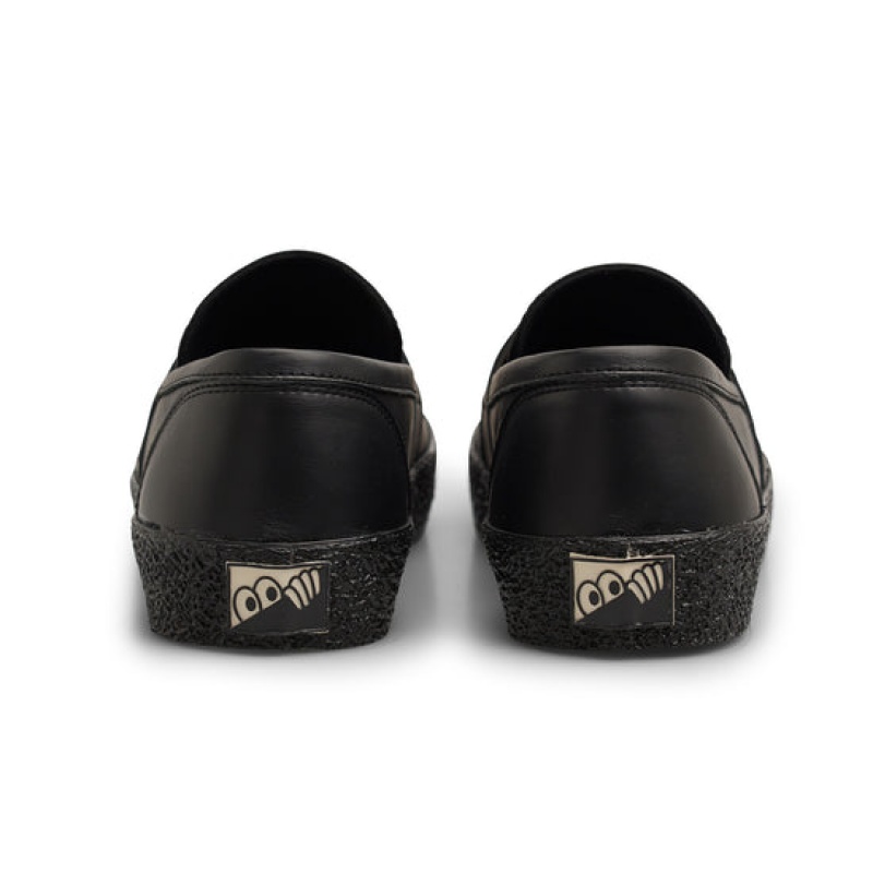 Black / Black Men's Last Resort AB VM005 Leather Skate Shoes | Canada-7ddd0a