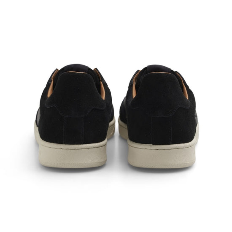 Black / White Men's Last Resort AB CM001 Lo Suede/Leather Sneakers | Canada-5768320