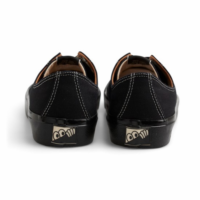 Black / White Men's Last Resort AB VM003 Canvas Lo Skate Shoes | Canada-8941637