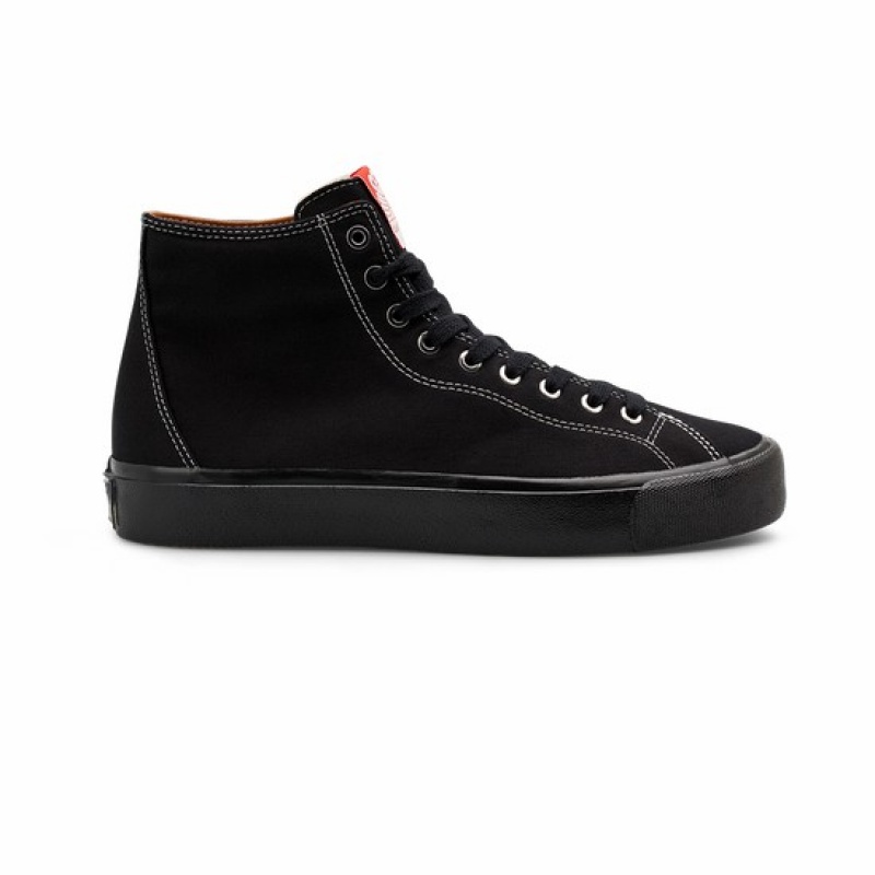 Black / White Men\'s Last Resort AB VM003 Canvas Hi Skate Shoes | Canada-0586437