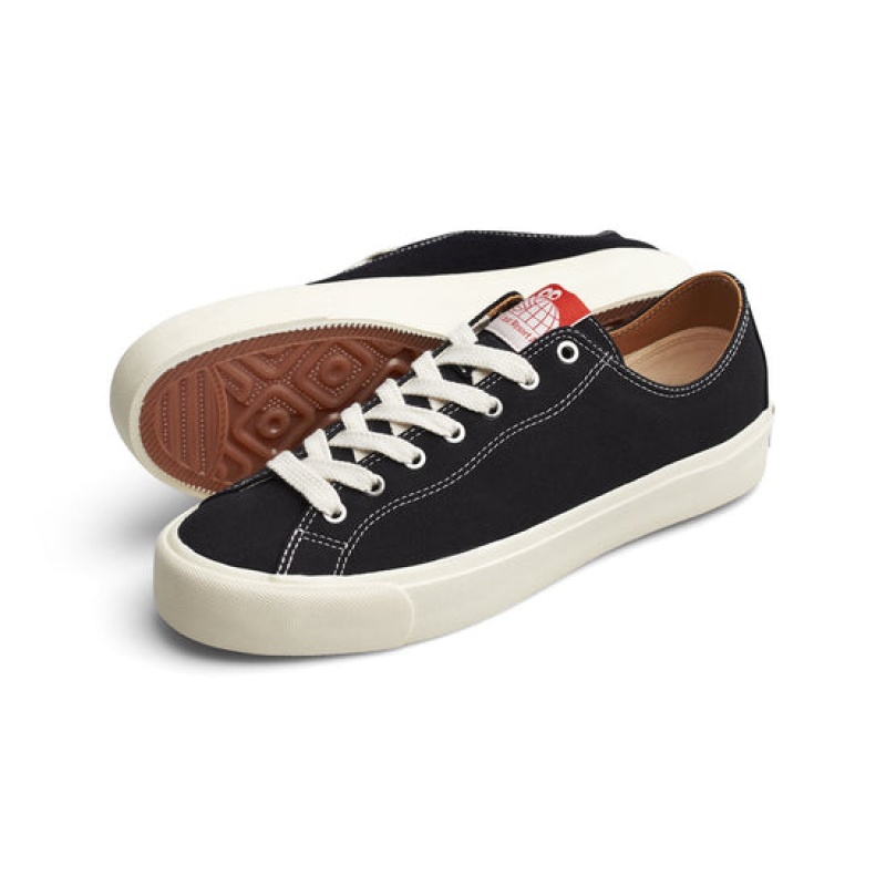 Black / White Men's Last Resort AB VM003 Lo Canvas Skate Shoes | Canada-6210394