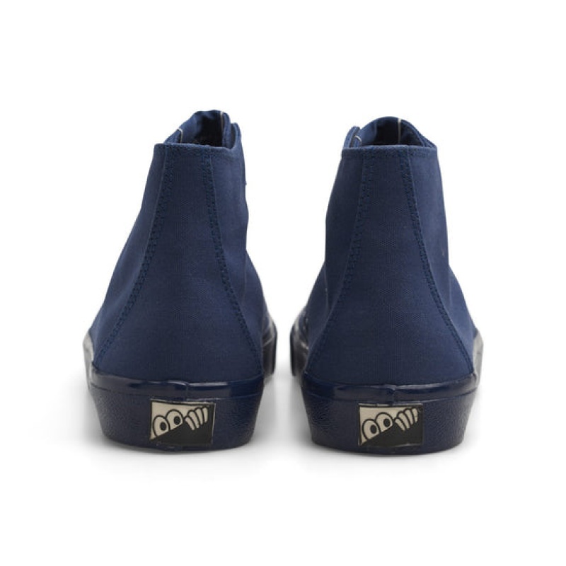 Blue Men's Last Resort AB VM003 Hi Canvas Skate Shoes | Canada-4251867