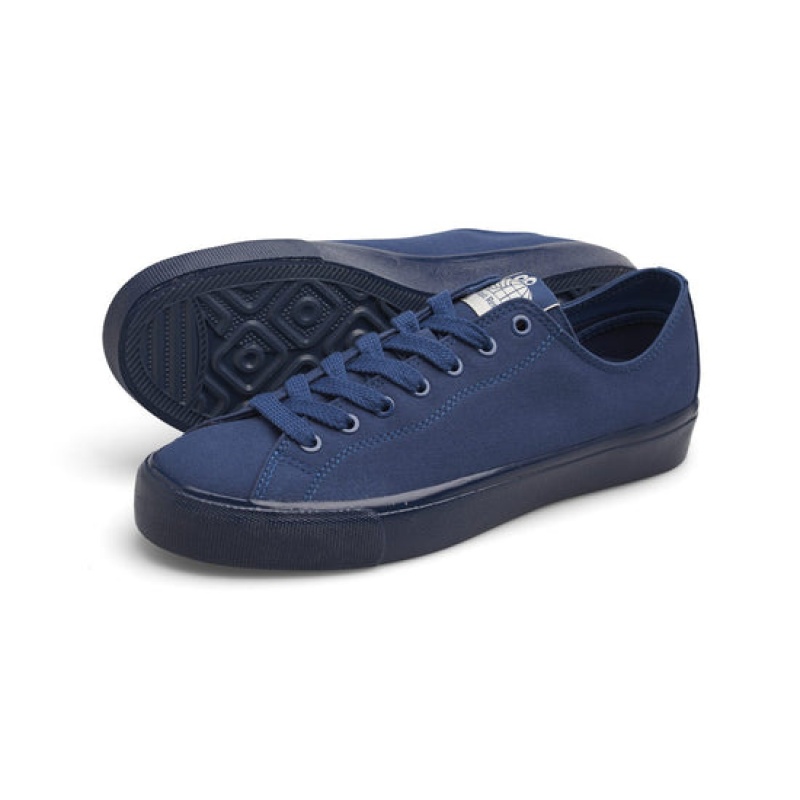 Blue Men's Last Resort AB VM003 Lo Canvas Skate Shoes | Canada-8753216