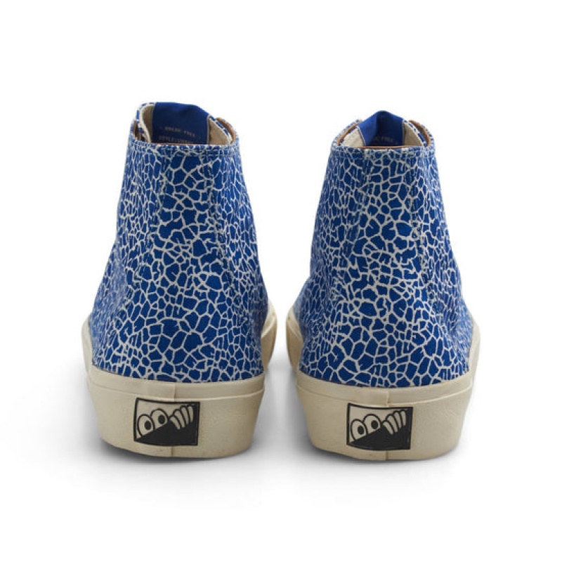 Blue / White Men's Last Resort AB VM003 Canvas Hi Skate Shoes | Canada-3267184