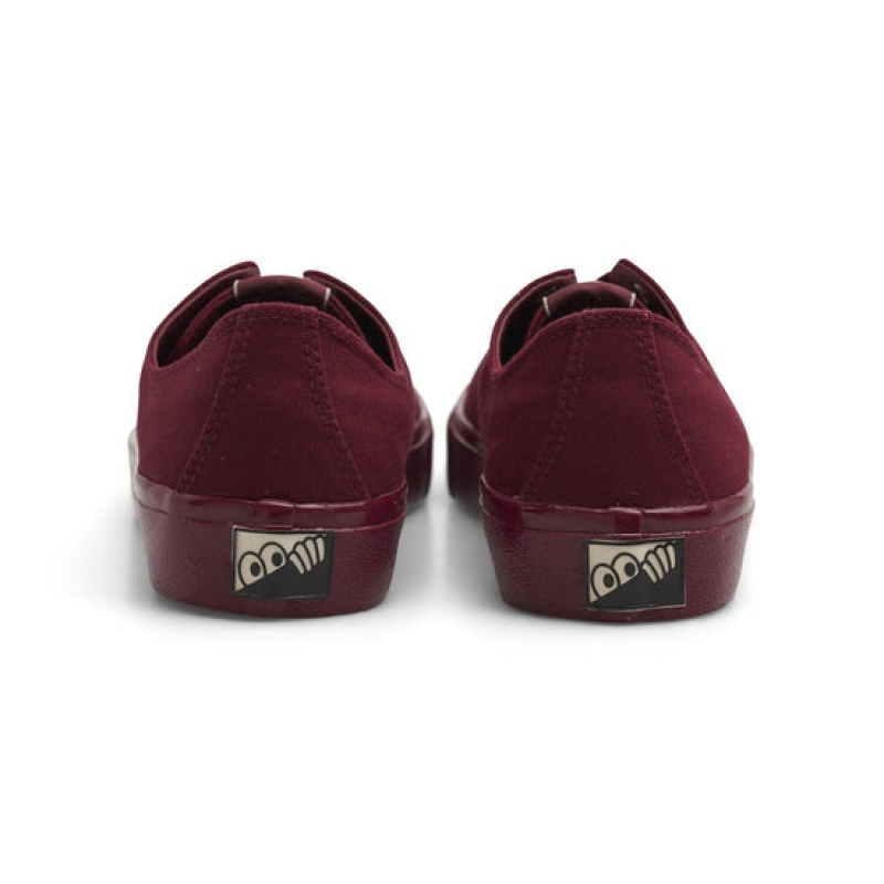 Burgundy Men's Last Resort AB VM003 Lo Canvas Skate Shoes | Canada-8304296