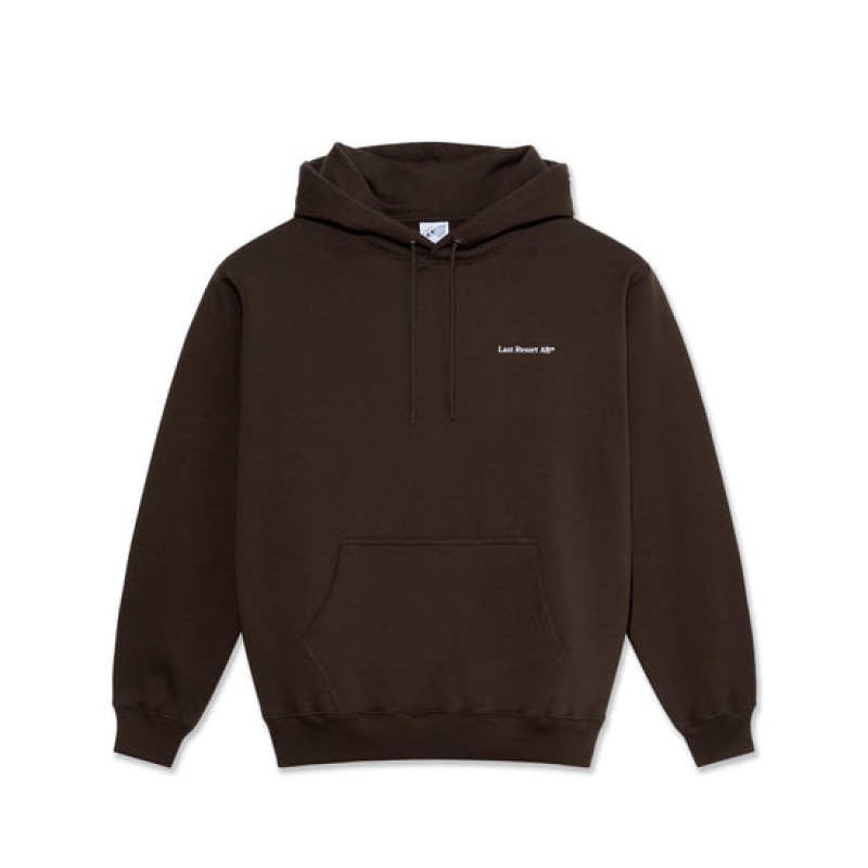 Dark Brown Men's Last Resort AB Atlas Monogram Hoodie | Canada-0958234