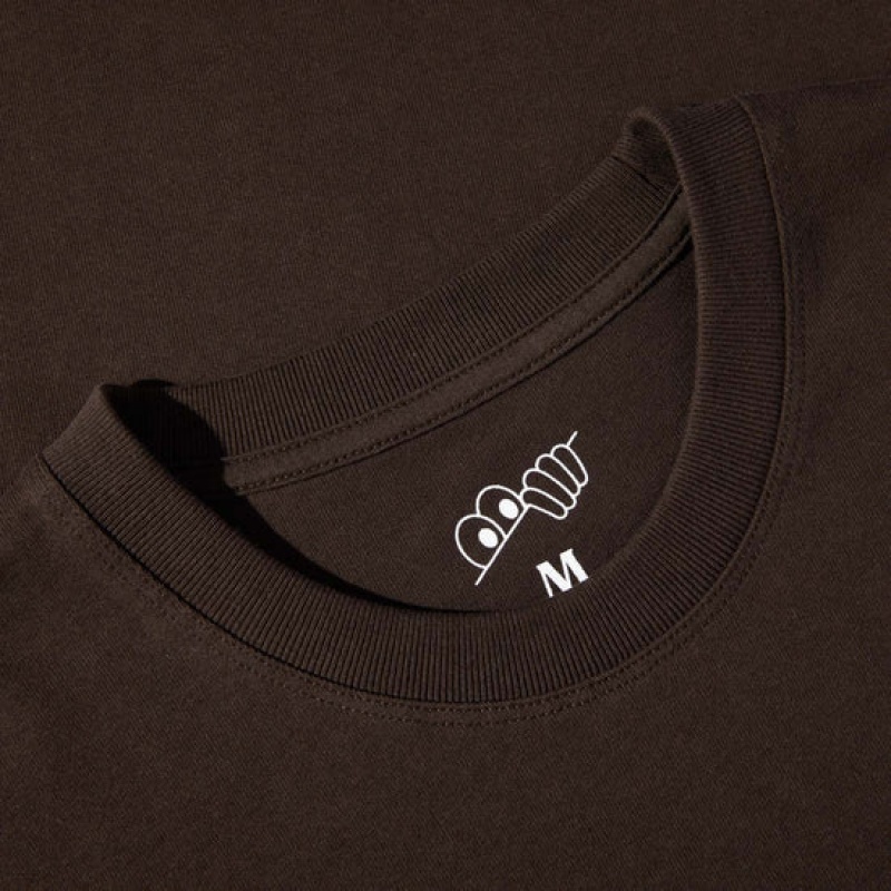 Dark Brown Men's Last Resort AB Atlas Monogram T Shirts | Canada-1954782