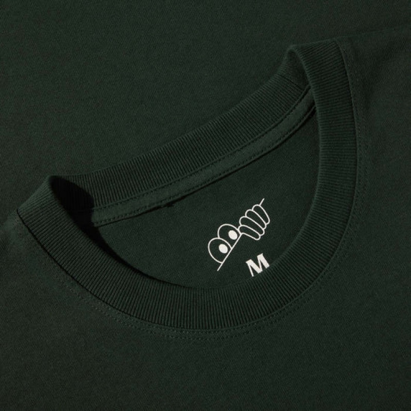 Dark Green Men's Last Resort AB Atlas Monogram T Shirts | Canada-1094758