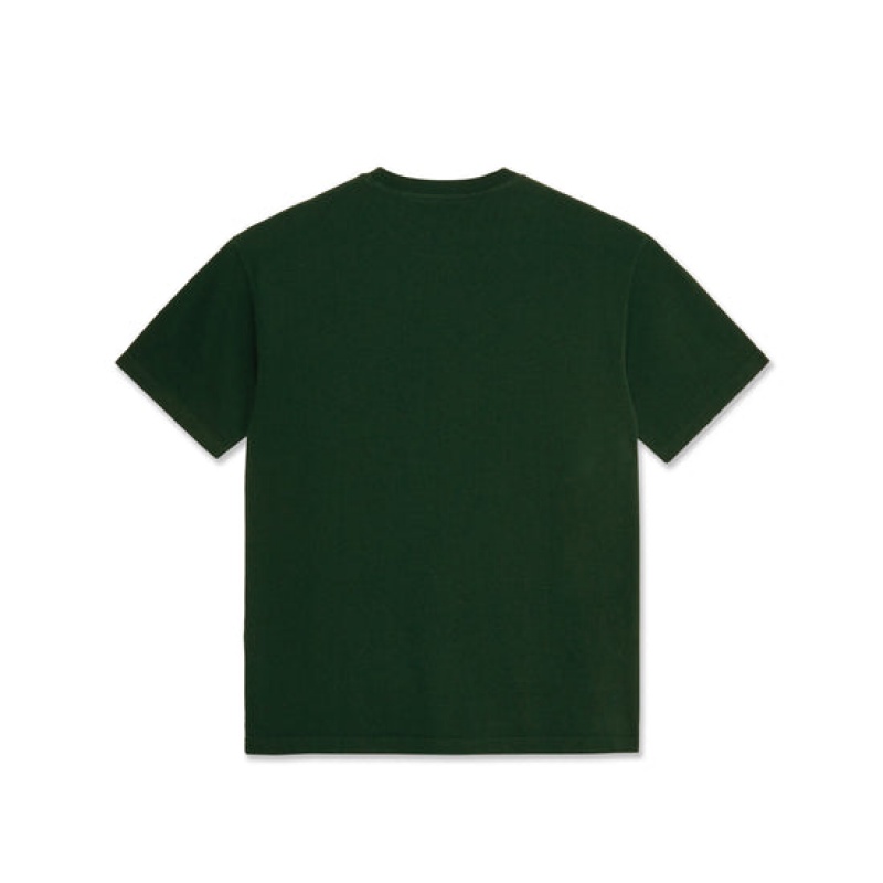 Green Men's Last Resort AB Cross Pocket T Shirts | Canada-2948576