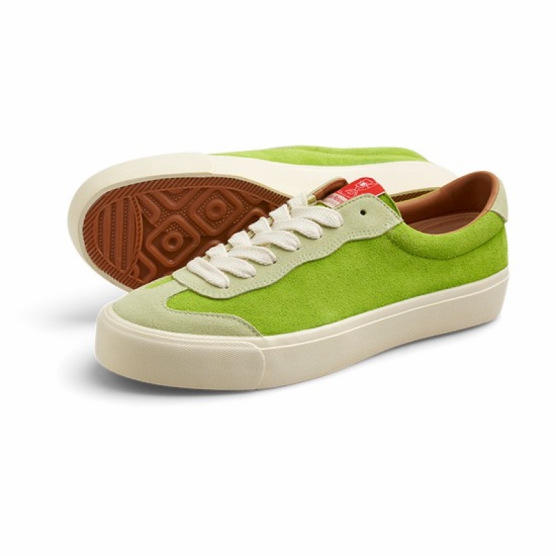 Green / White Men's Last Resort AB VM004 Milic Suede Sneakers | Canada-2471903