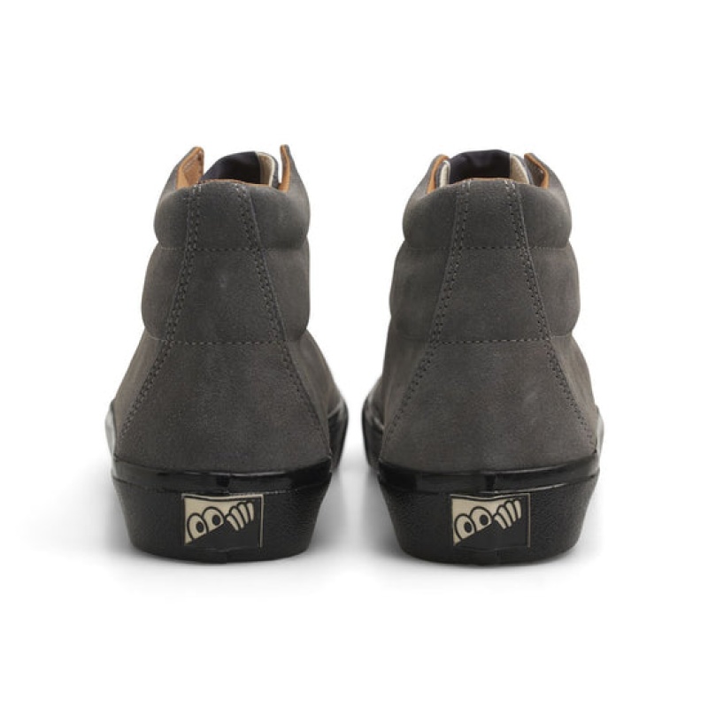 Grey / Black Men's Last Resort AB VM003 Hi Suede Skate Shoes | Canada-0473682