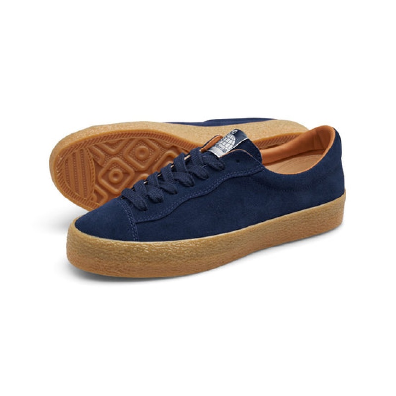 Navy Men's Last Resort AB VM002 Lo Suede Skate Shoes | Canada-5341297
