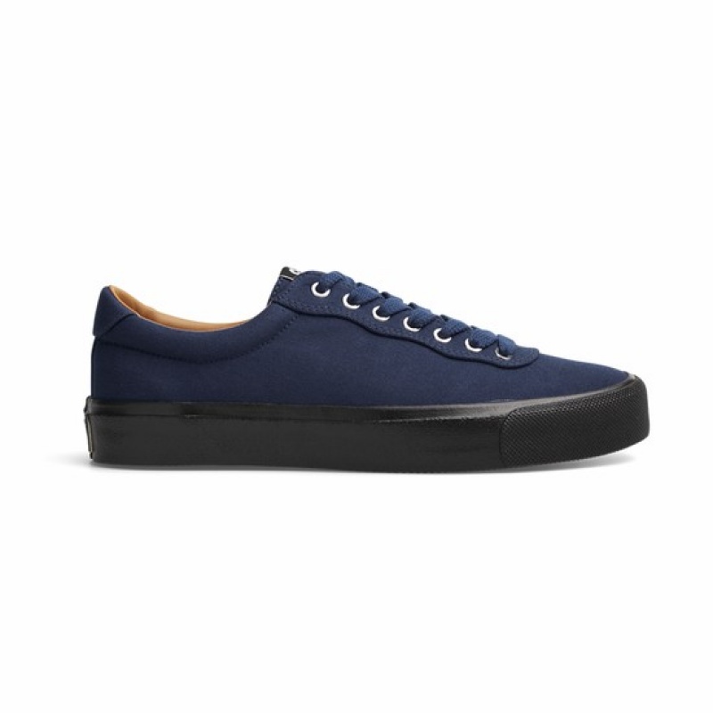 Navy / Black Men\'s Last Resort AB VM001 Canvas Lo Skate Shoes | Canada-0428753