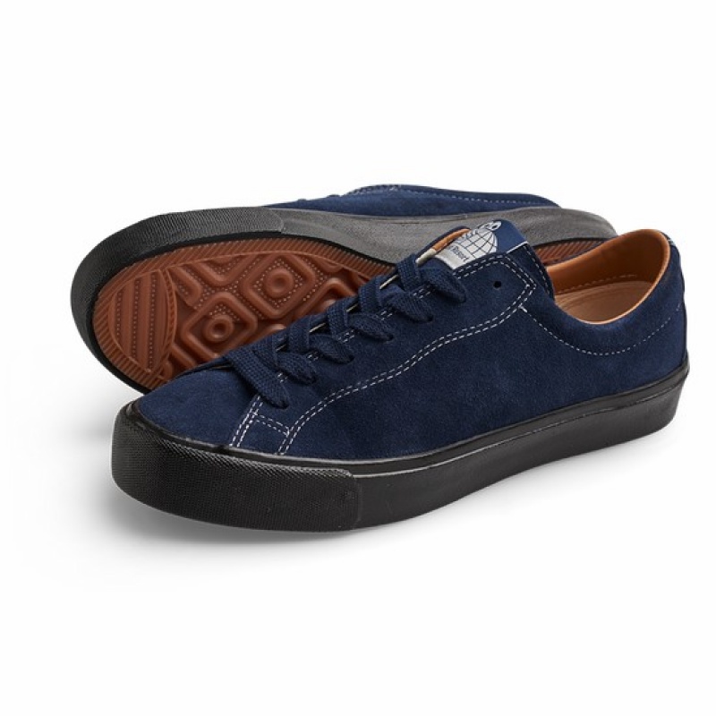 Navy / Black Men's Last Resort AB VM003 Suede Lo Skate Shoes | Canada-3208567