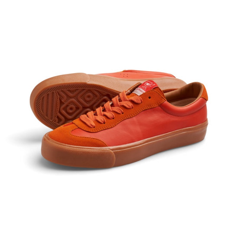 Orange Men's Last Resort AB VM004 Milic Leather/Suede Skate Shoes | Canada-5379028