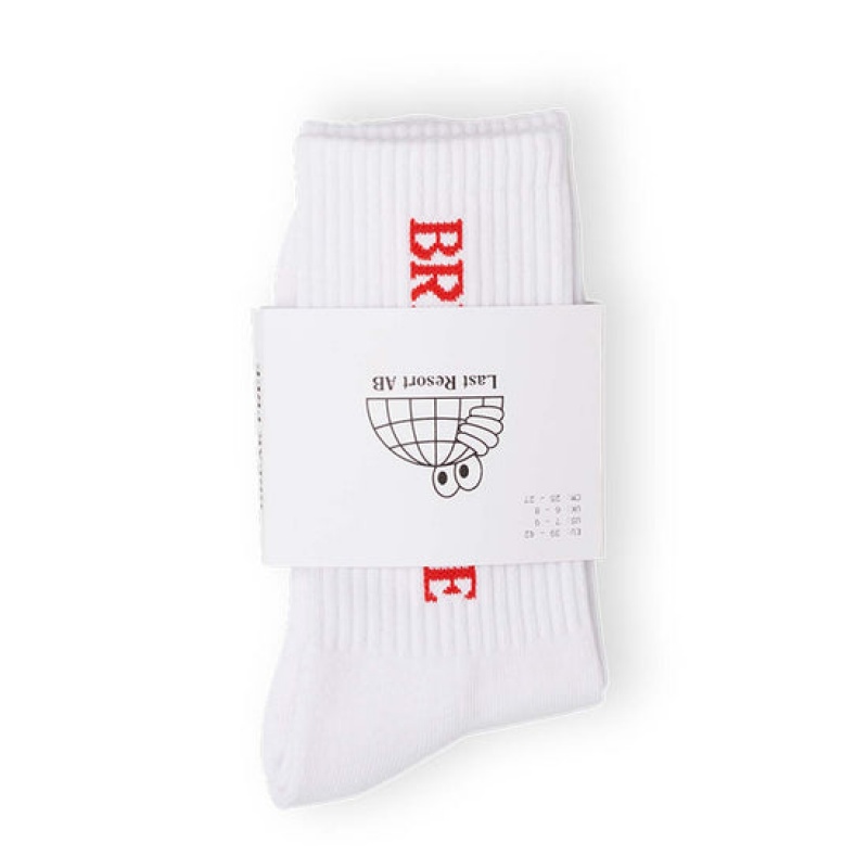 White Men's Last Resort AB Break Free Socks | Canada-0251367
