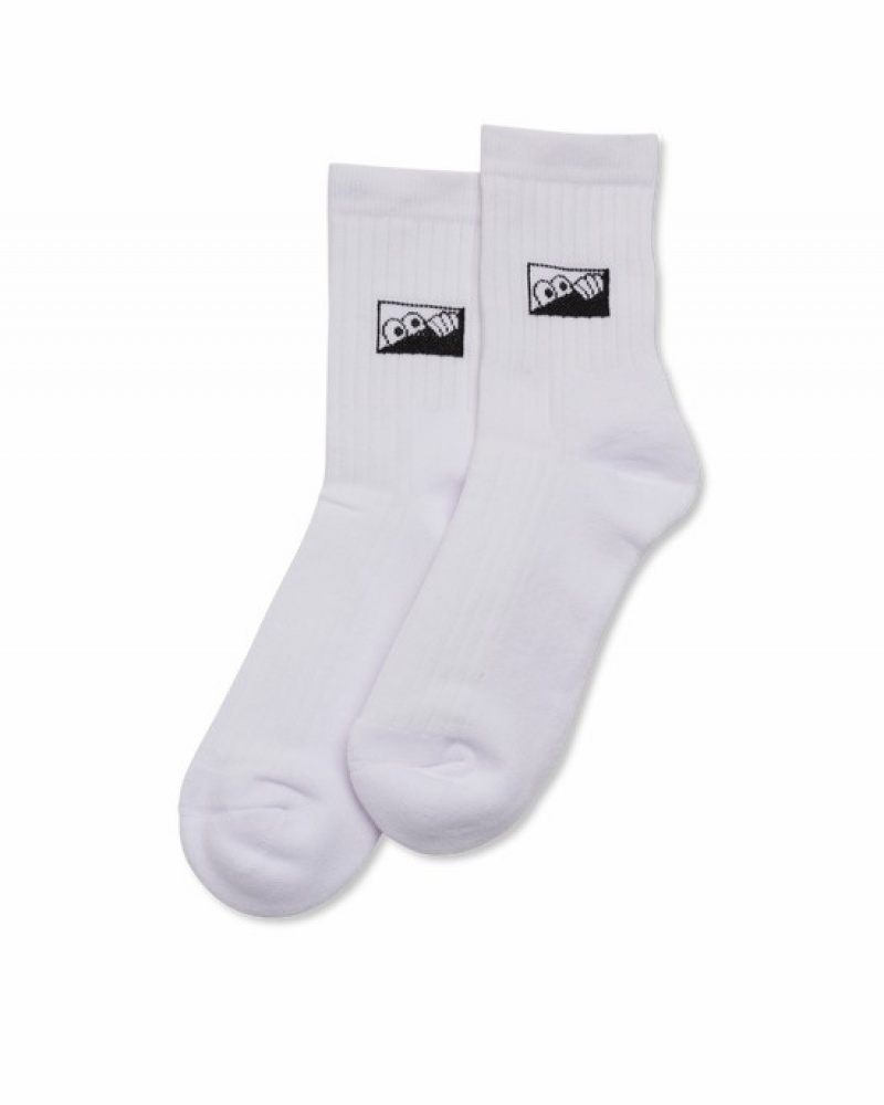 White Men\'s Last Resort AB Heel Tab Dress Socks | Canada-1874920