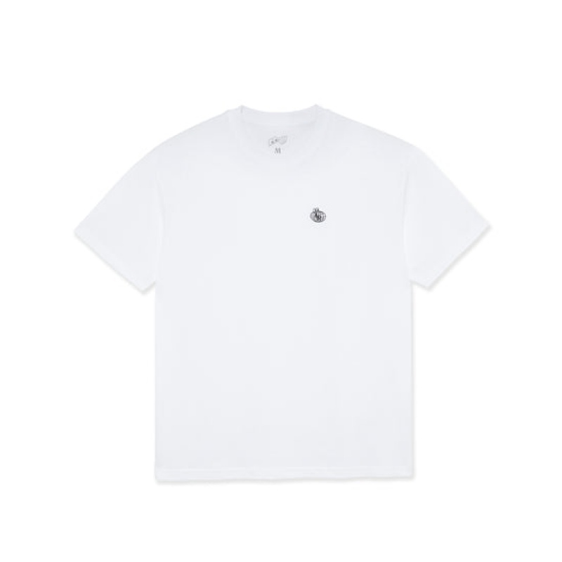 White Men\'s Last Resort AB Small Atlas T Shirts | Canada-6821094