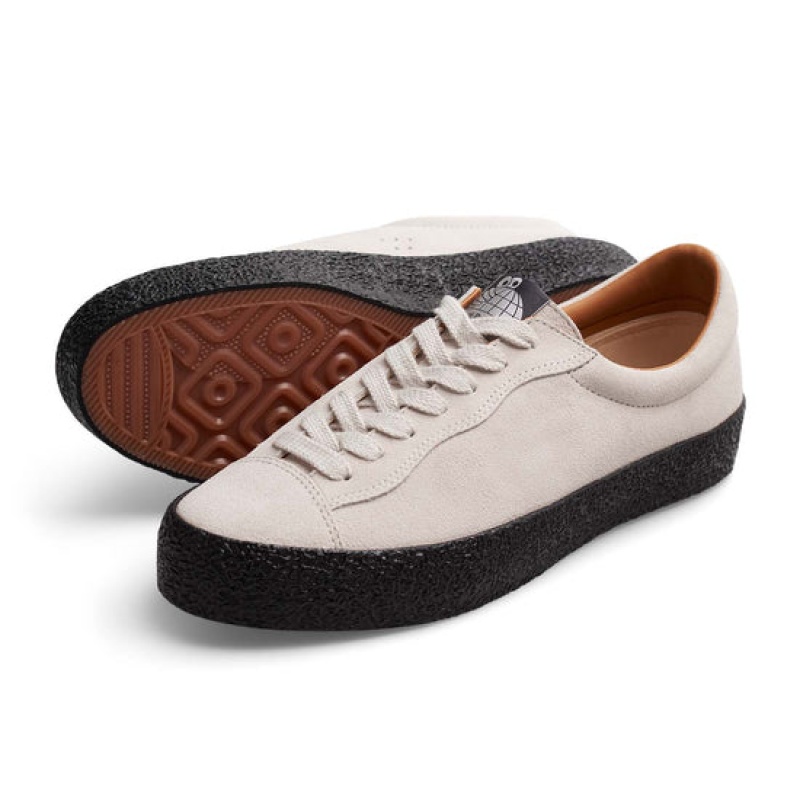 White / Black Men's Last Resort AB VM002 Suede Lo Skate Shoes | Canada-8567912
